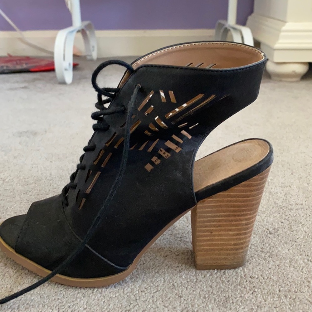 Black heels